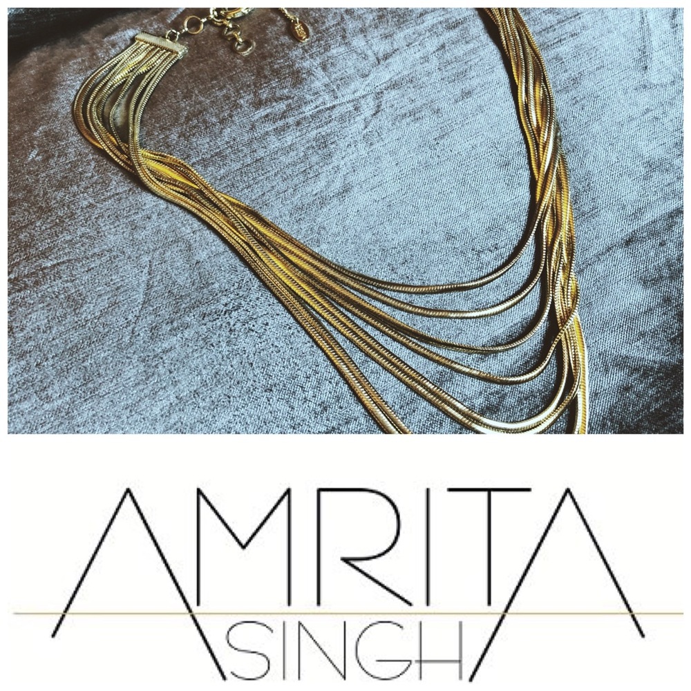 Amrita Singh Calypso Gold-Tone Chain Necklace
